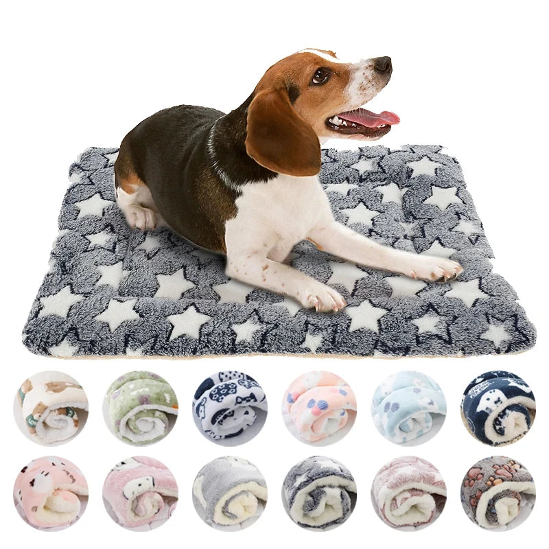 Flanela Pet Sleeping Mat, Cama do cachorro, cama de gato