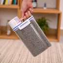 Balde de armazenamento de plástico para comida de cachorro e gato