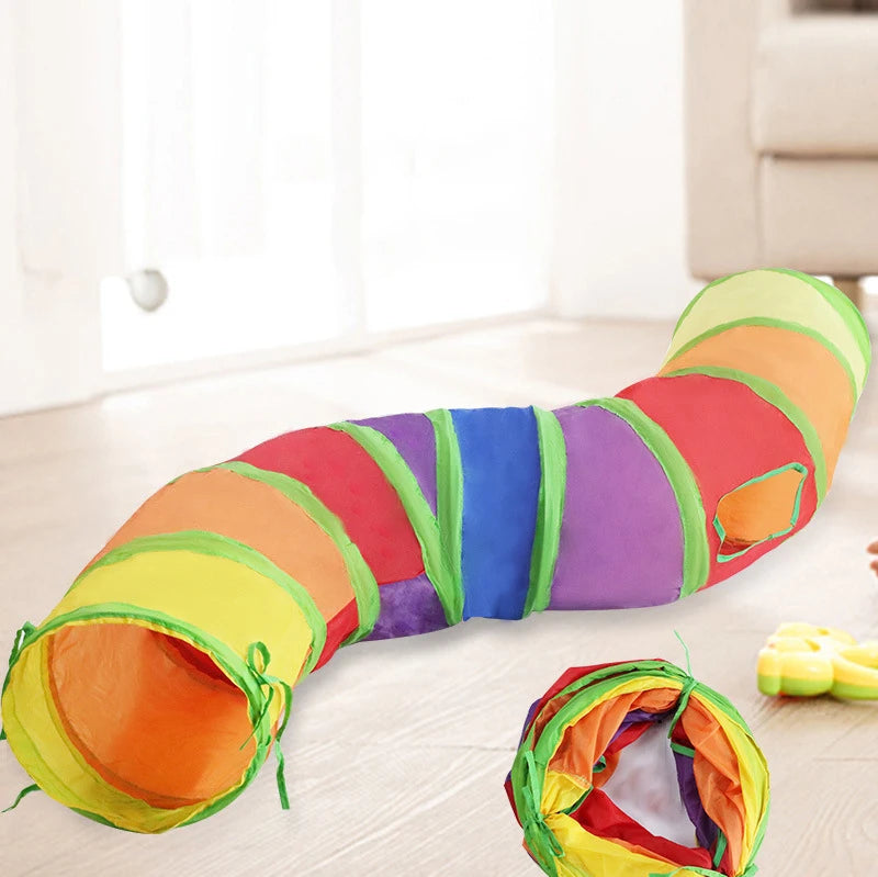 túnel pet tubo dobrável