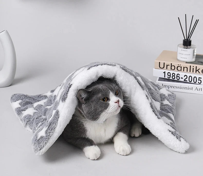 Flanela Pet Sleeping Mat, Cama do cachorro, cama de gato